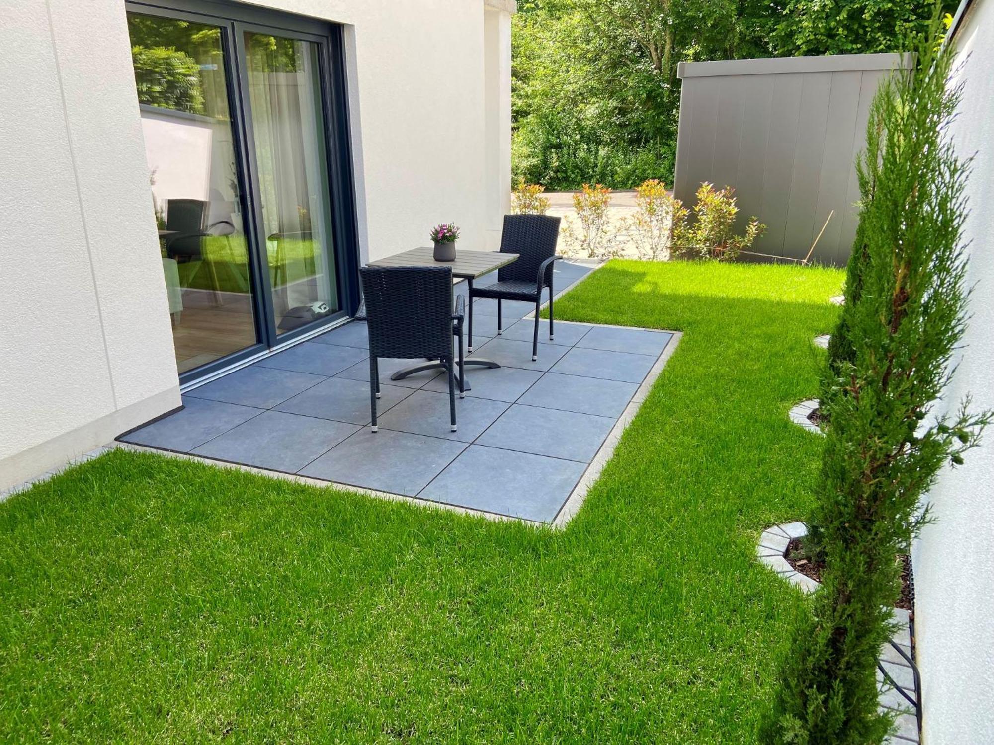 Halbstueck - Ferienwohnungen Am Kropsbachpark Sankt Martin Exteriör bild