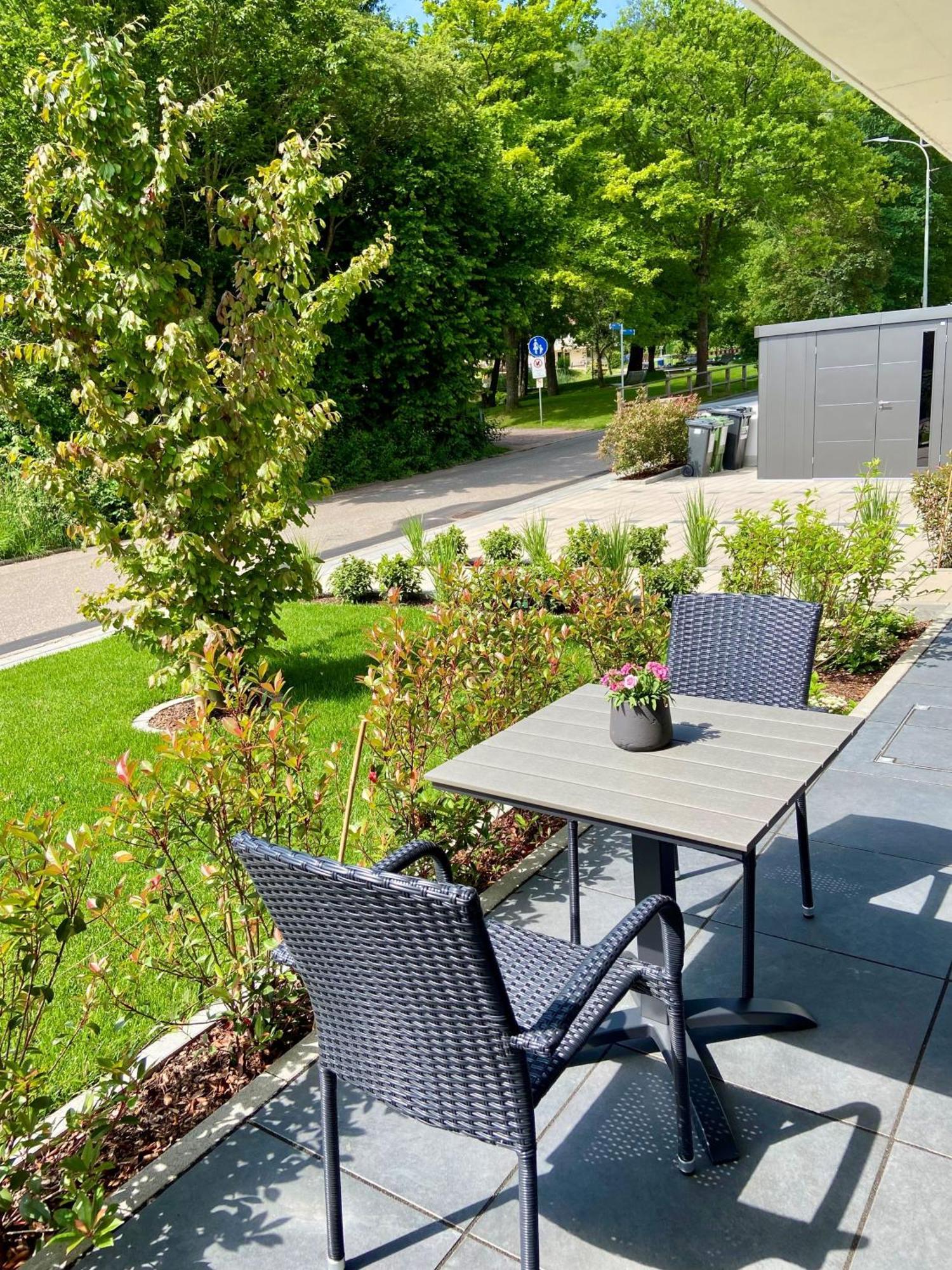Halbstueck - Ferienwohnungen Am Kropsbachpark Sankt Martin Exteriör bild